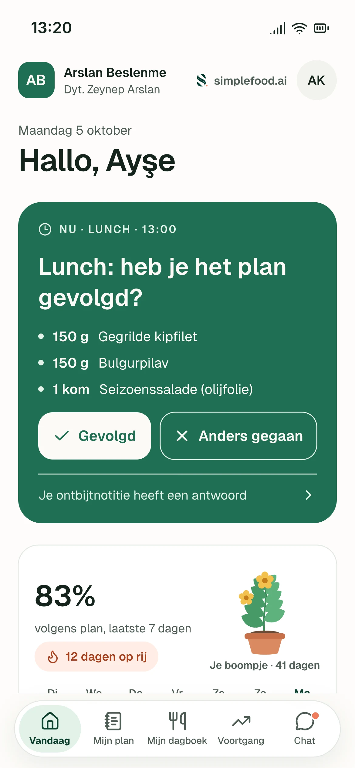 Vandaag — schermafbeelding