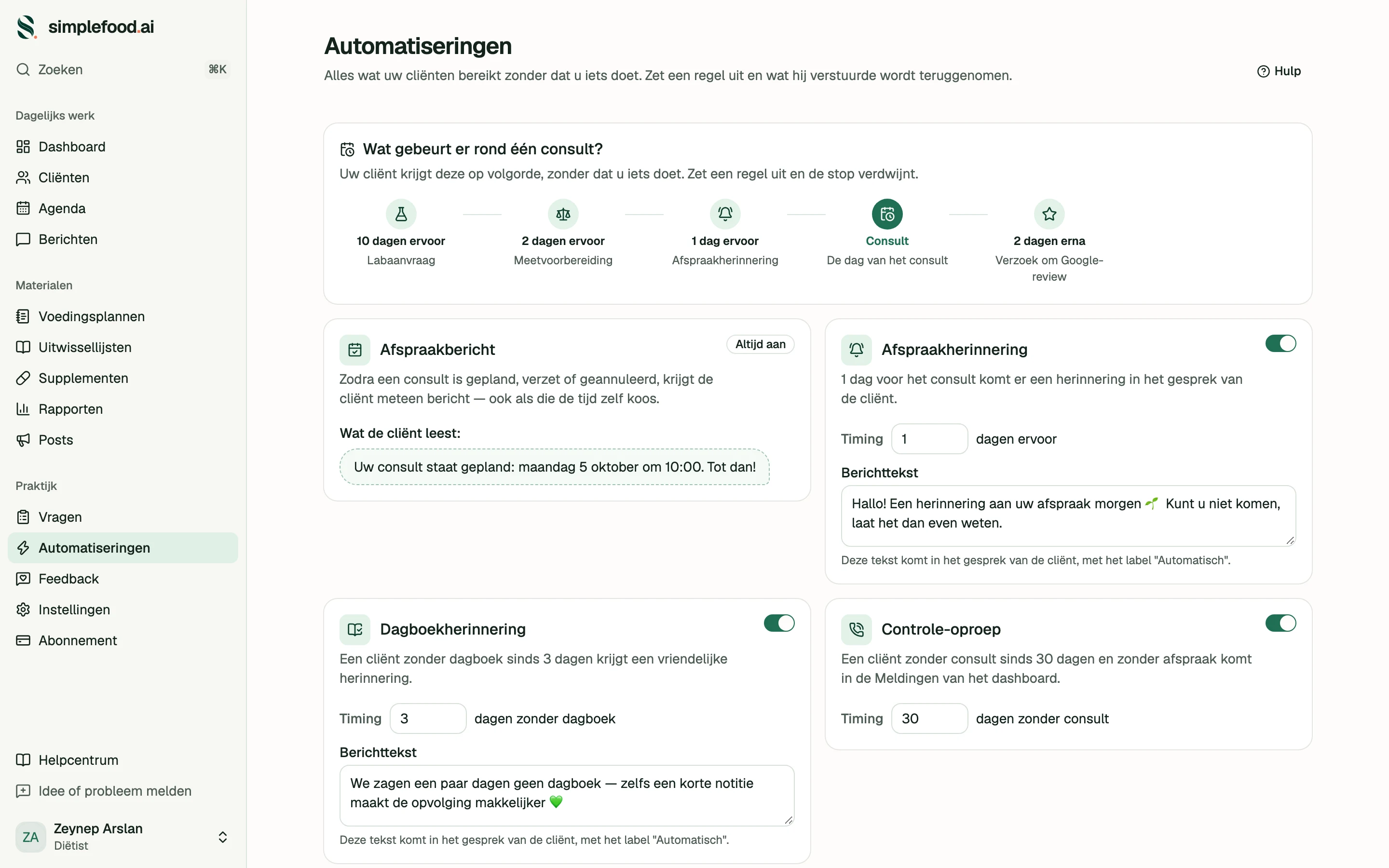 Werkt door als jij er niet bent — schermafbeelding